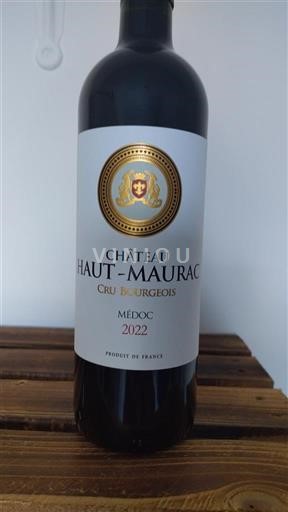 Bordeaux Médoc Cru Bourgeois Château Haut-Maurac 2022
