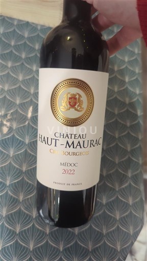 Bordeaux Médoc Cru Bourgeois Château Haut-Maurac 2022