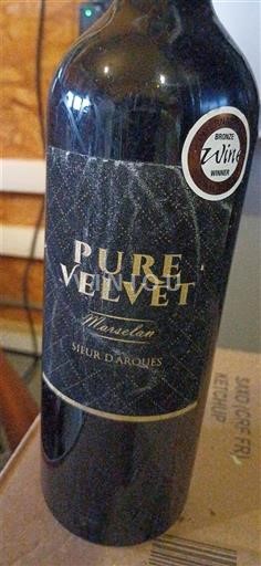 Languedoc Malepère Sieur Arques Pure Velvet 2019