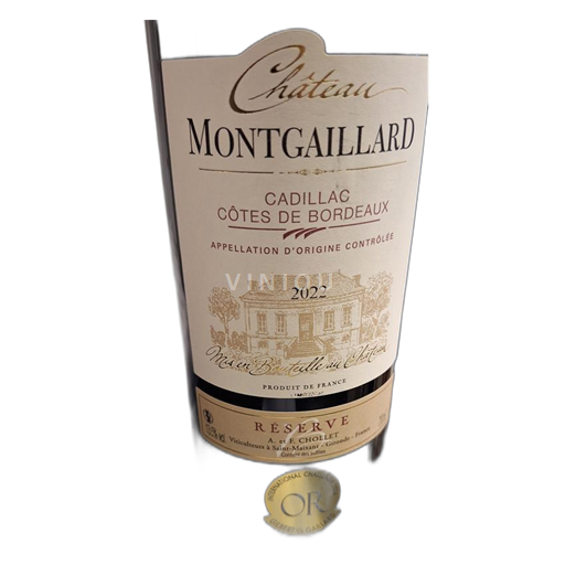 Bordeaux Cadillac-côtes-de-bordeaux Château Montgaillard 2022