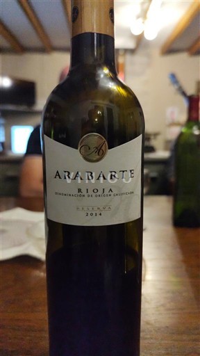 Vin Rouge sec Abarte 2014 Espagne La Rioja Rioja DO