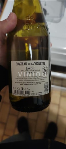 Savoie và Bugey Apremont Château La Violette 2024
