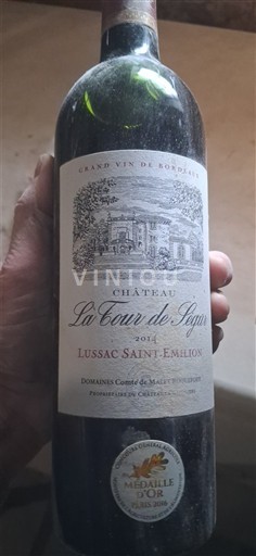 Bordeaux Lussac-saint-émilion Château La Cour de Ségur 2014
