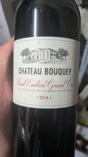 Bordeaux Saint-Émilion Grand Cru Grand Cru Château Bouquey 2014