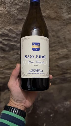 Dolina Loare Sancerre Lauverjat Perle Blanche 2023