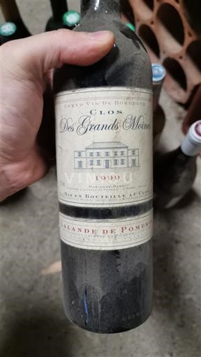 Bordeaux Lalande-de-Pomerol Clos des Grands Moines 1999
