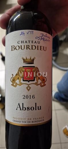 Bordeaux Château Bourdieu Absolu 2016