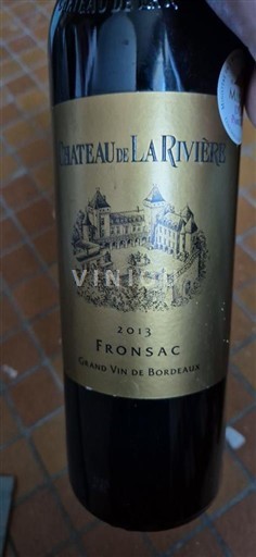 Bordeaux Fronsac Château La Rivière 2013