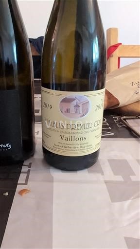 Burgundi Chablis Premier Cru Jack et Sébastien de Davin Vaillons 2019