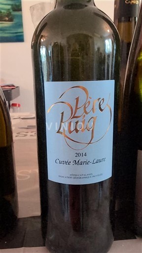 Languedoc và Roussillon Côtes Catalanes Père Puig Marie-Laure 2014