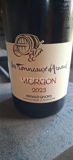 Beaujolais Morgon Les Tonneaux Arnaud 2023