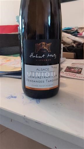 Alsace Vendanges Tardives Hubert Metz Saint Hubert 2022