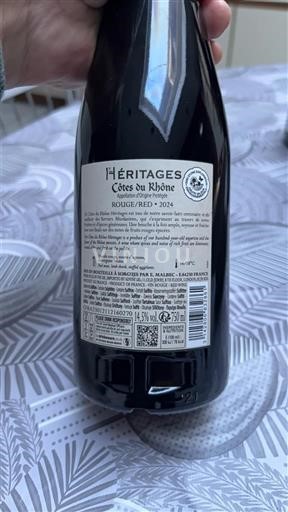 Rhônen laakso Côtes-du-rhône Ogier Héritages 2024