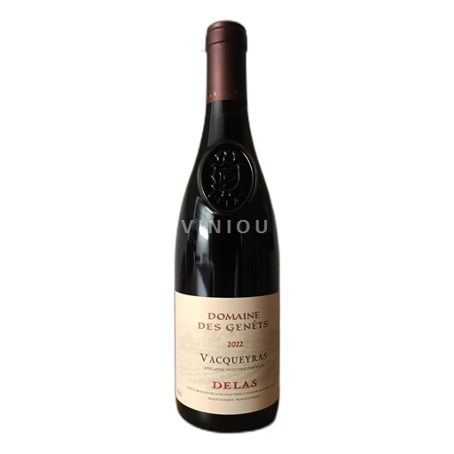 Thung lũng Rhône Vacqueyras Domaines des Genêts 2022