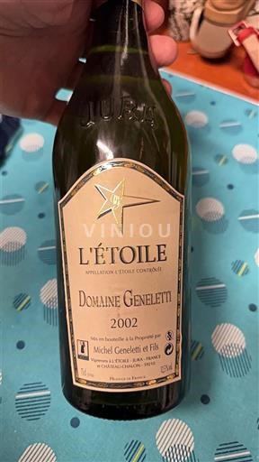 Jura L'Étoile Domaine Geneletti 2002