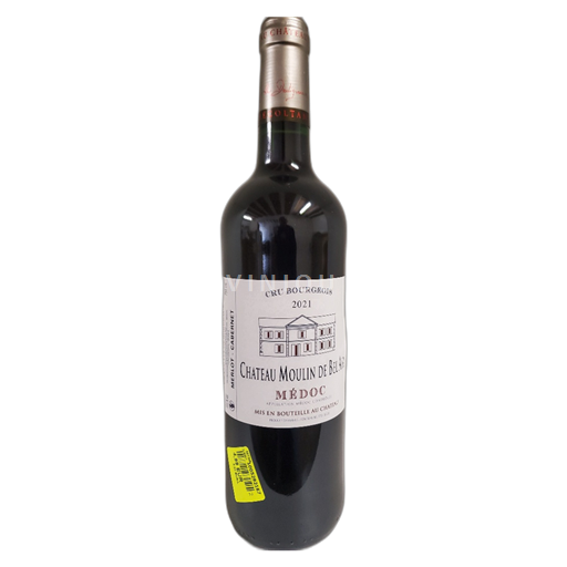 Vin Rouge sec Château Moulin de Bel Air 2021 France Bordeaux Bordeaux supérieur AOC