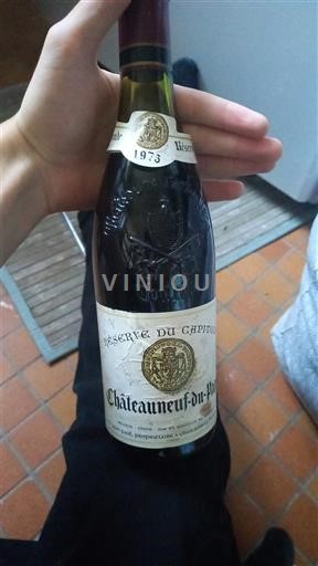 Thung lũng Rhône Châteauneuf-du-pape Réserve du Capitulant 1973