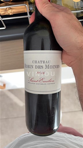 Bordeaux Saint-Émilion Château Robin des Moines 2016