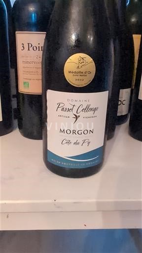 Beaujolais Morgon Domaine Passot Collonge Côte du Py Không niên vụ