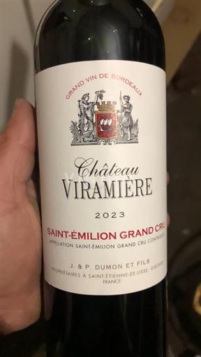 Bordeaux Saint-Émilion Grand Cru Château Viramière 2023