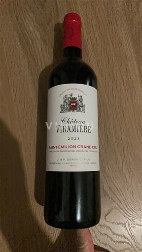 Bordeaux Saint-Émilion Grand Cru Château Viramière 2023