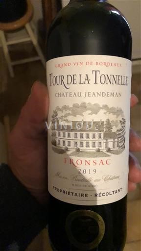 Bordeaux Fronsac Château Jeandeman Tour de la Tonnelle 2019