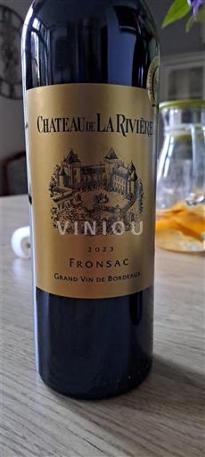 Bordeaux Fronsac Château La Rivière 2023
