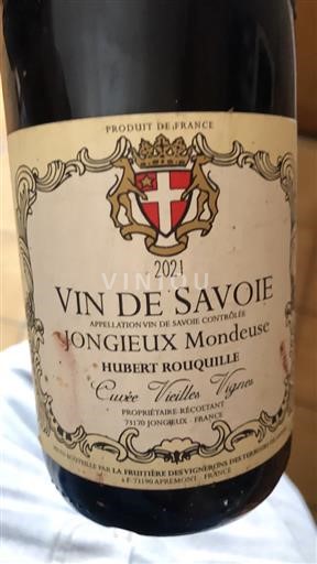 Savoie và Bugey Jongieux Hubert Rouquille Vieilles vignes 2021