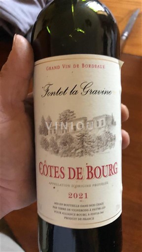 Bordeaux Côtes-de-bourg Fontet la Gravine 2021