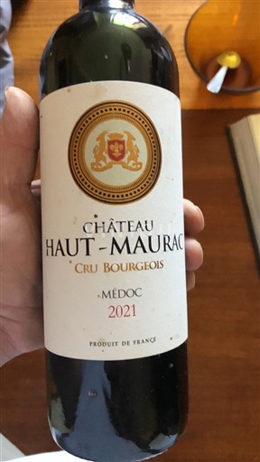 Bordeaux Médoc Château Haut-Maurac 2021
