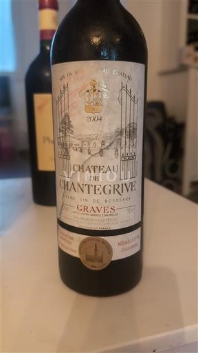 Bordeaux Graves Château Chantegrive 2004
