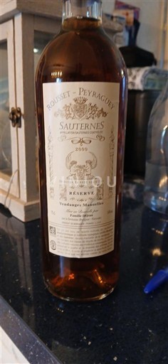Bordeaux Sauternes Rousset-Peyraguey Réserve 2000