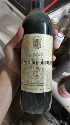 Vin Rouge sec Château Branas Grand Poujeaux 1997 France Bordeaux Moulis-en-Médoc AOC