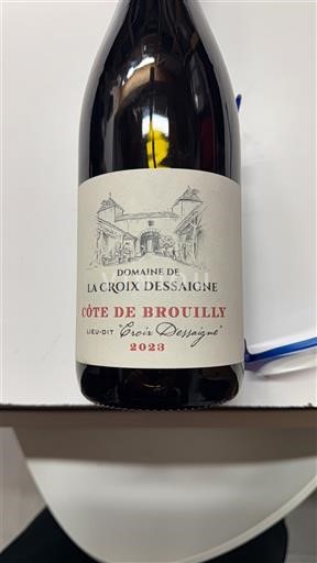 Beaujolais Côte de Brouilly Domaine La Croix Dessaigne Croix Dessaigne 2023