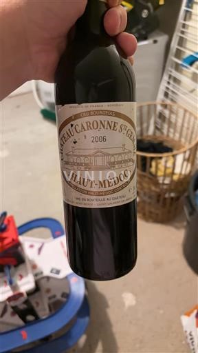 Bordeaux Haut-Médoc Château Caronne Ste Gemme 2006