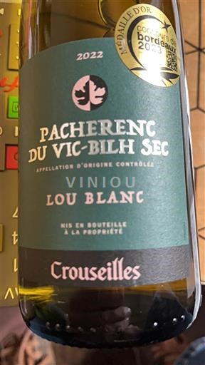 Sydvestfrankrig Ikke specificeret Crouseilles Lou Blanc 2022