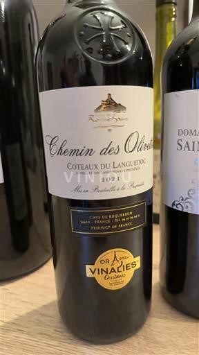 Languedoc Coteaux du Languedoc Cave de Roquebrun Chemin des Oliviers 2021