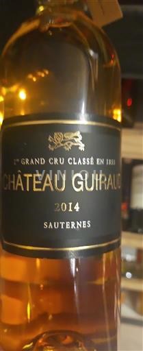 Bordeaux Sauternes Grand Cru Château Guiraud 2014