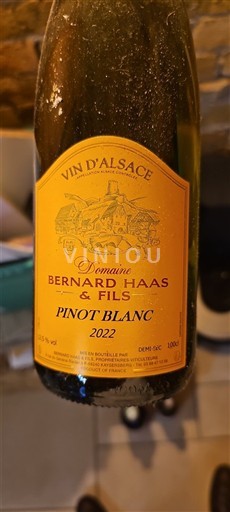 Alsace Domaine Bernard Haas & Fils 2022
