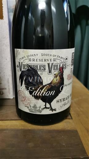 Languedoc và Roussillon Vùng đất Oc Vignobles Vellas Edition Réserve Syrah 2024
