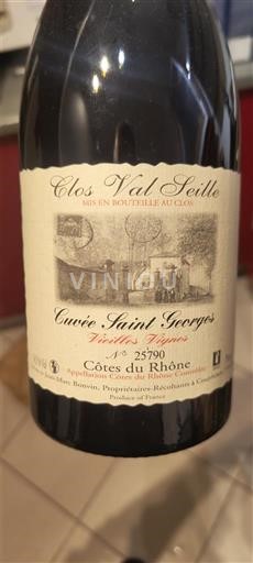 Valle del Rodano Côtes-du-Rhône Clos Val Seille Saint Georges Vieilles Vignes Senza annata