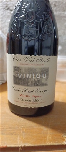 Thung lũng Rhône Côtes-du-rhône Clos Val Seille Saint Georges Vieilles Vignes Không niên vụ