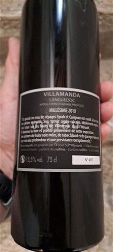 Languedoque Languedoc Villamanda 2019