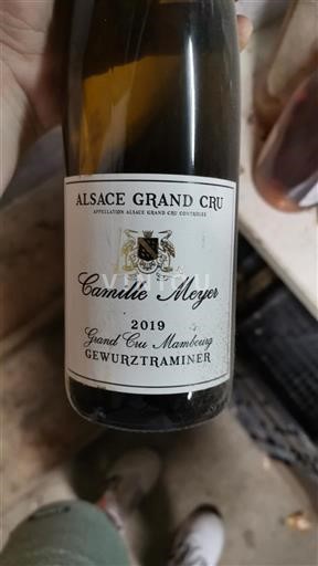 Alzacija Alsace Grand Cru Grand Cru Camille Meyer Grand Cru Mamberg Gewurztraminer 2019