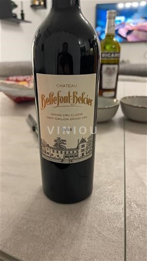 Vin Rouge sec Château Bellefont-Belcier 2018 France Bordeaux Saint-Émilion Grand Cru AOC Grand Cru Classé