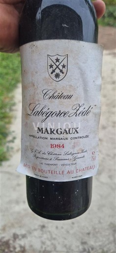 Bordeaux Margaux Château Labégorce Zédé 1984