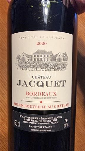 Bordeaux Château Jacquet 2020