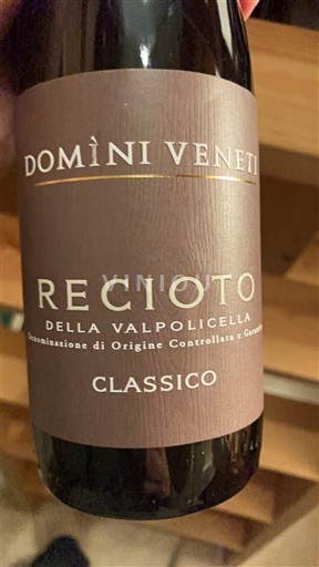 Vénétie Recioto della Valpolicella Domìni Veneti Classico Không niên vụ