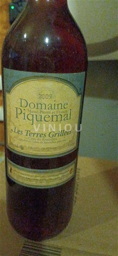 Roussillon Côtes-du-Roussillon Domaine Piquemal Les Terres Grillées 2009