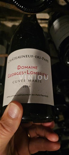 Valle del Ródano Châteauneuf-du-Pape. Domaine Georges-Lombriere Marie 2016